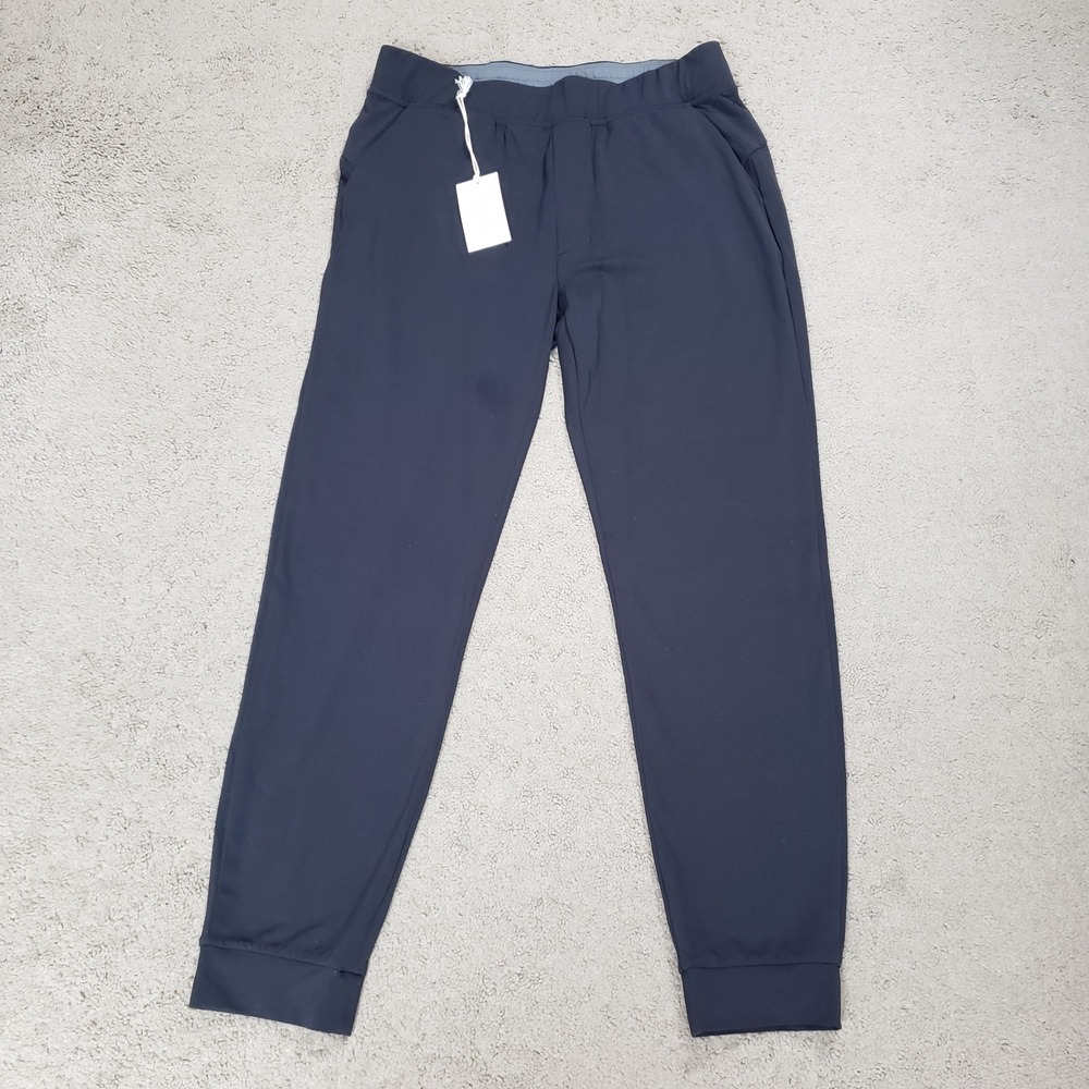Free Fly Mens Highmile Jogger Black Stretch Performance Pants Medium Athleisure - Picture 3 of 9
